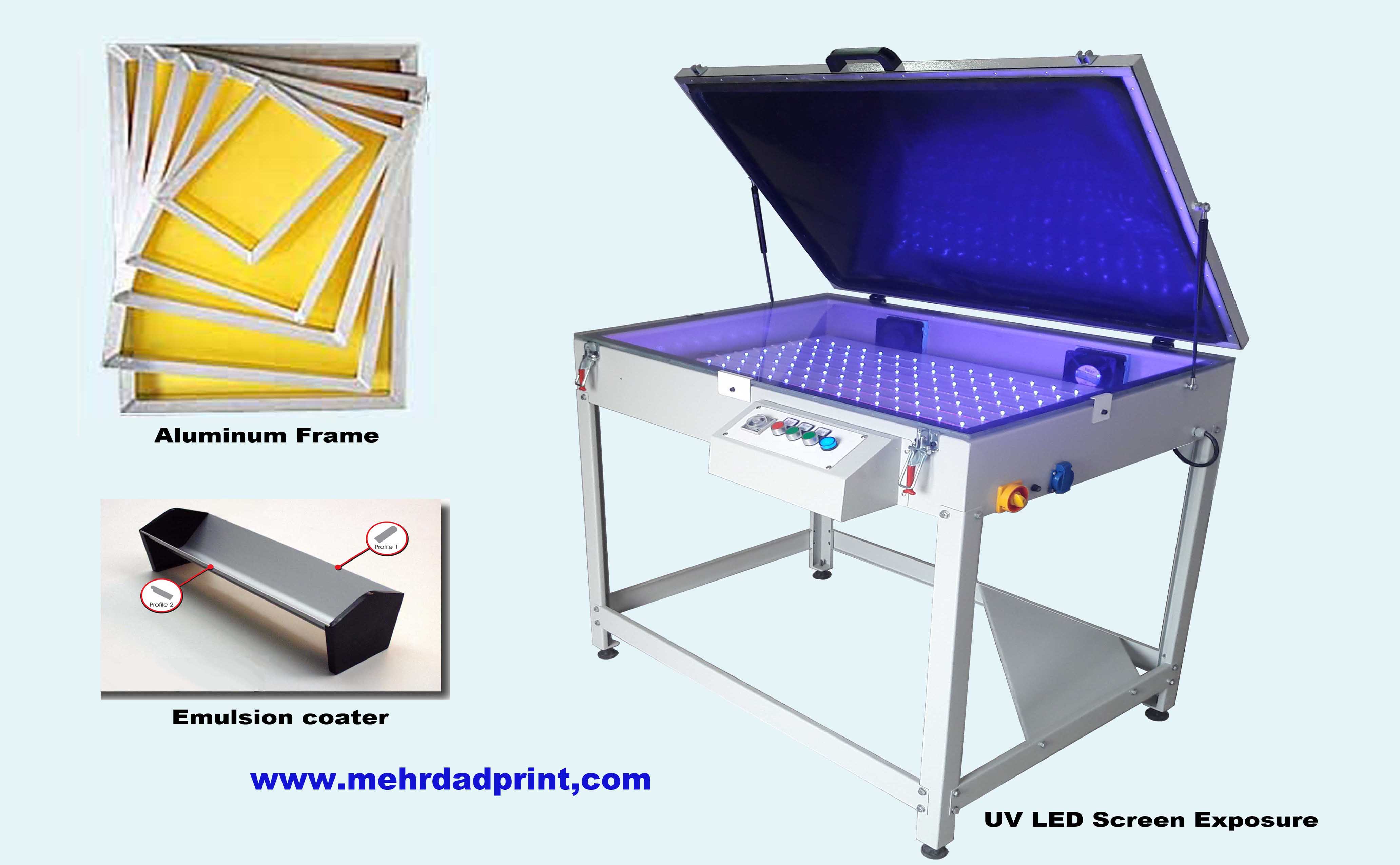 UV LED Screen Exposure